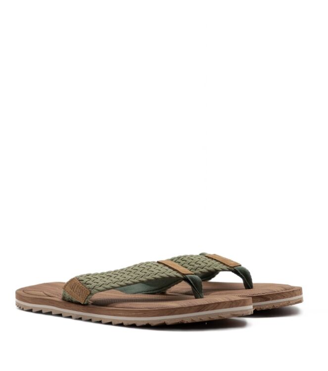Koala Bay Koala Bay heren slippers groen Verde 004 Koala Bay Heren Slippers in Groen online kopen