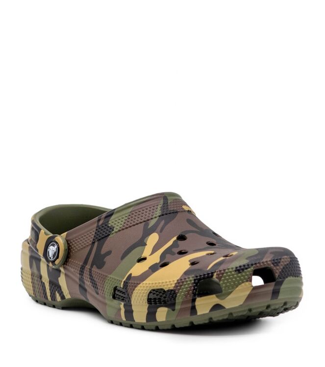 Crocs Heren Klompen in Leger Groen Camouflage online kopen