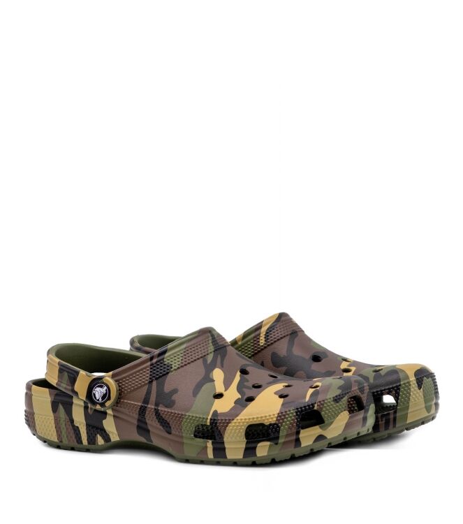 Crocs Heren Klompen in Leger Groen Camouflage online kopen