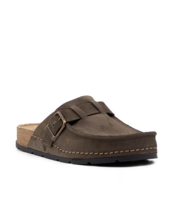 Scholl Heren Klompen in Donker Groen online kopen