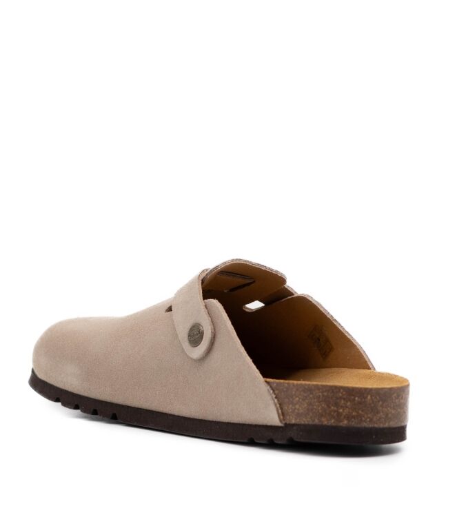 Scholl Scholl heren slippers rubberzolen beige Dark Beige Scholl Heren Muilen in Beige online kopen.