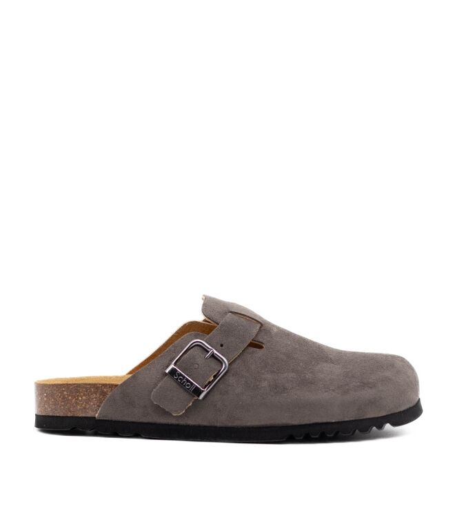 Scholl Scholl heren muilen rubberzool grijs Grey Scholl Heren Muilen in Grijs online kopen.