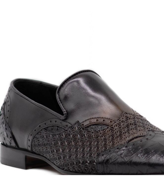 jo ghost  Heren Loafers Zwart 