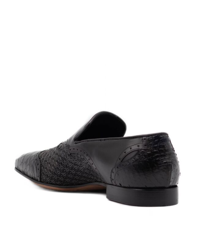 jo ghost  Heren Loafers Zwart 