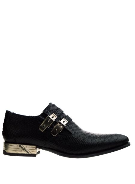 New rock Heren loafers zwart