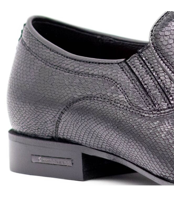 Conhpol Conhpol heren loafers rubberzool zwart Black Conhpol Heren Instappers in Zwart online kopen