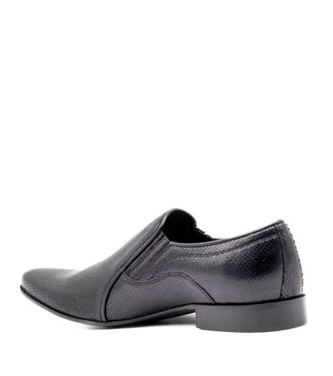 Conhpol Conhpol heren loafers rubberzool zwart Black Conhpol Heren Instappers in Zwart online kopen