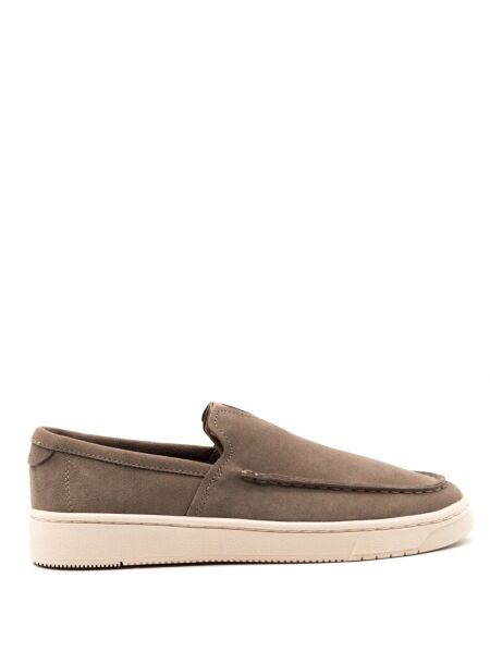 Toms Heren instappers taupe suede