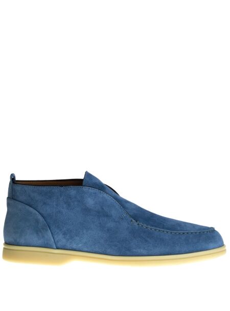 Rossano bisconti Heren instappers blauw suede