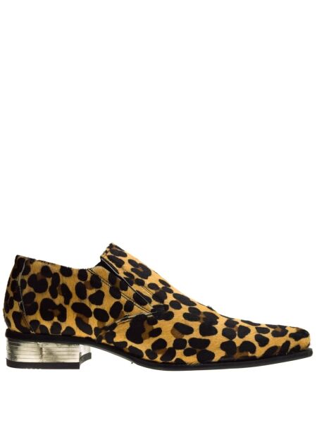 New rock Heren instappers leopard