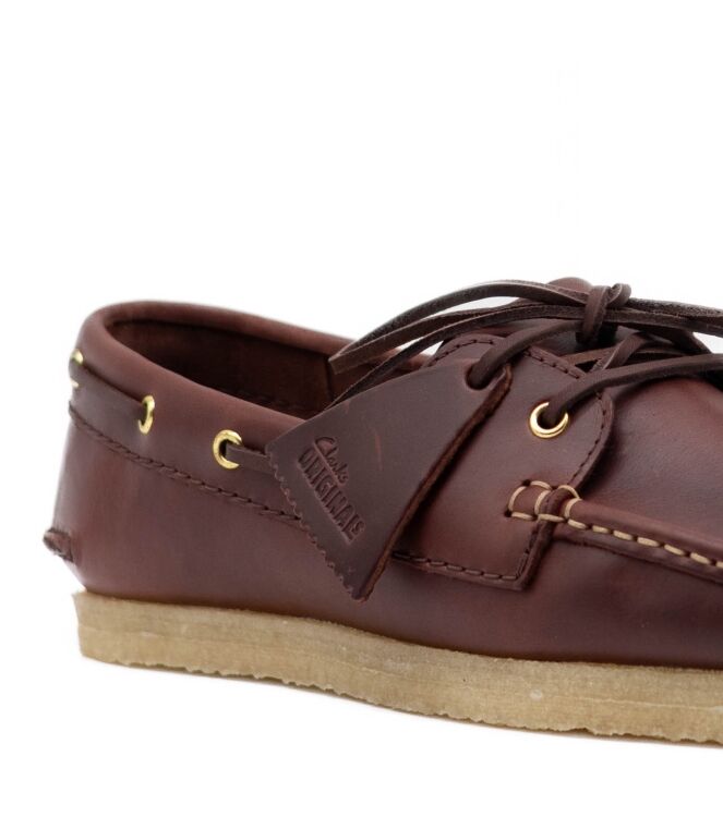 Clarks Originals  Heren Instapper Rubberzolen Brui 