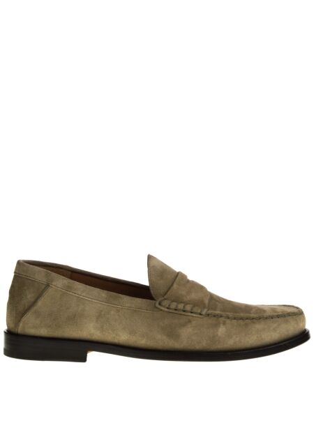 Rossano bisconti Heren instappers naturel suede