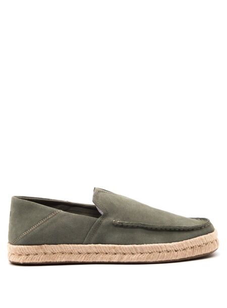 Toms Heren instappers groen suede