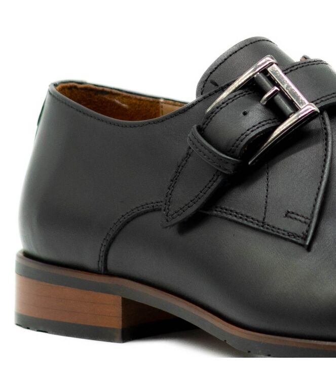 Melik Heren Gesp Schoenen in Zwart online kopen 