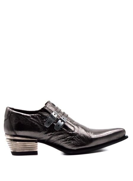 New rock New Rock Loafers Grey for Men 