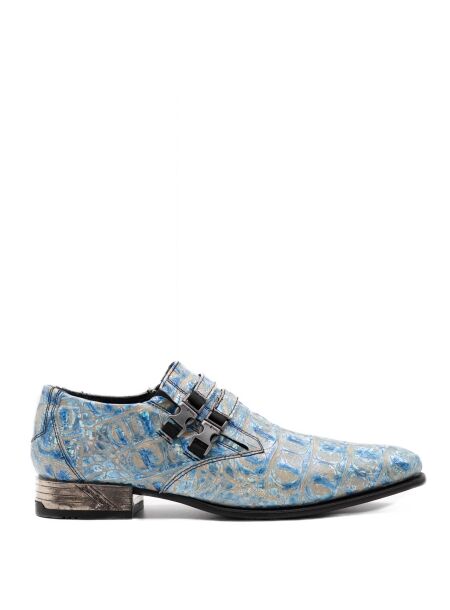New rock Heren gespschoenen blauw