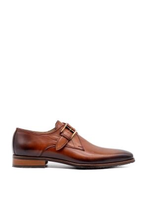 Melik heren gespschoenen cognac