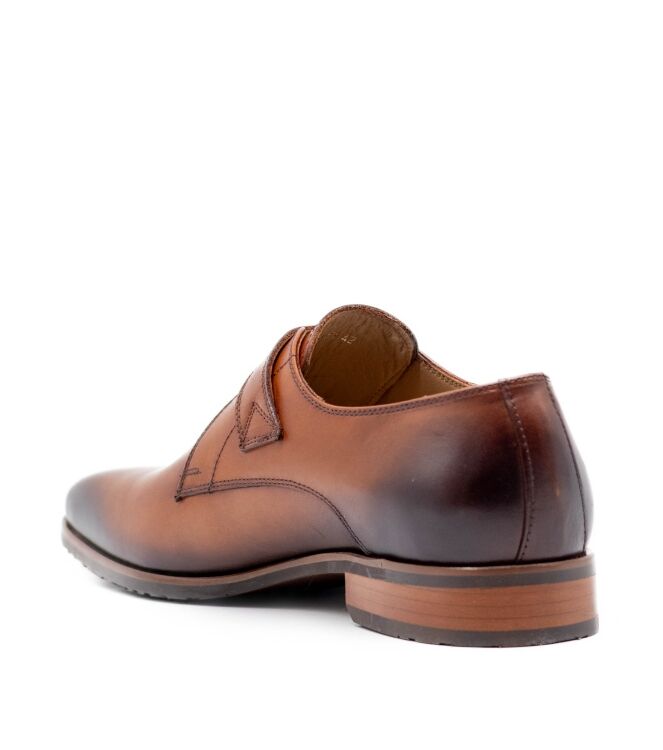 Melik Heren Gesp Schoenen in Cognac Bruin online kopen 