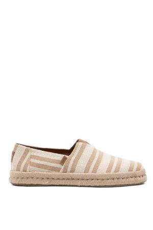 Toms heren slip-ons beige strepen