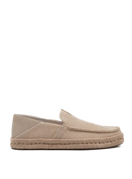 Toms Heren slip-on rubberzolen beige
