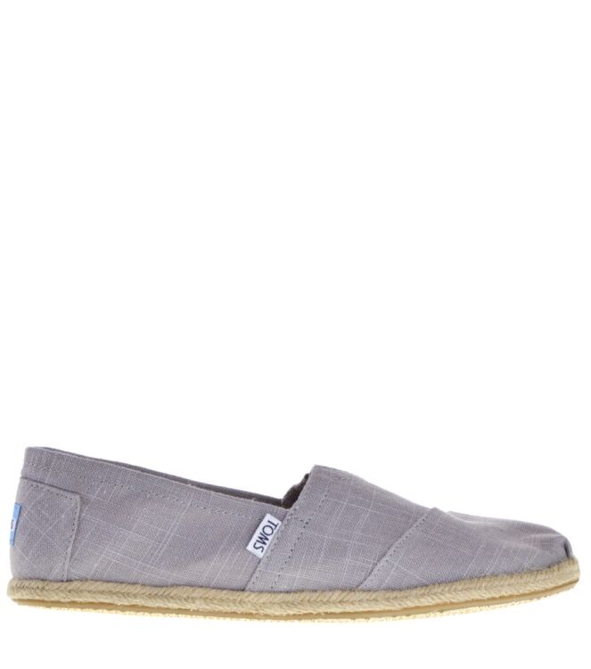 Toms Slip Ons Grey for Men