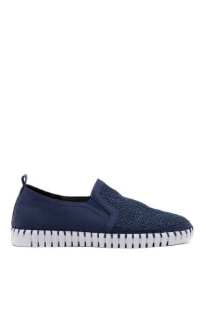 Ilse Jacobsen heren slip-on rubberzolen blauw