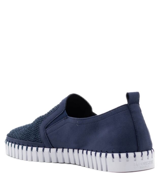 Ilse Jacobsen Ilse Jacobsen heren slip-on rubberzolen blauw Ensign Bleu Ilse Jacobsen Heren slip-ons- schoenen in Blauw online kopen