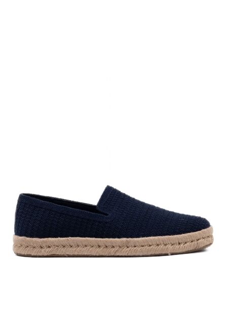 Toms Heren slip-on rubberzolen blauw