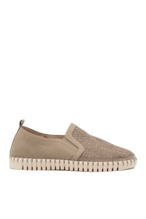 Ilse Jacobsen heren slip-ons rubberzool beige
