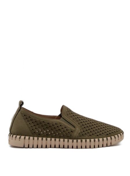Ilse jacobsen Heren slip-ons groen