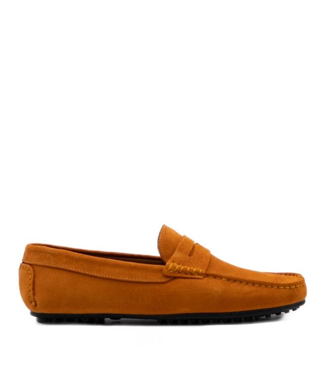 Belang Heren mocassins schoenen in Oranje online kopen