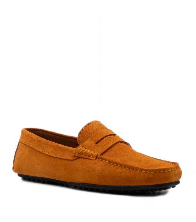 Belang Heren mocassins schoenen in Oranje online kopen