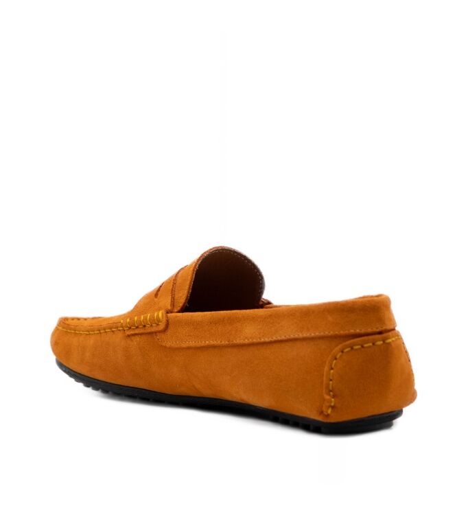 Belang Heren mocassins schoenen in Oranje online kopen