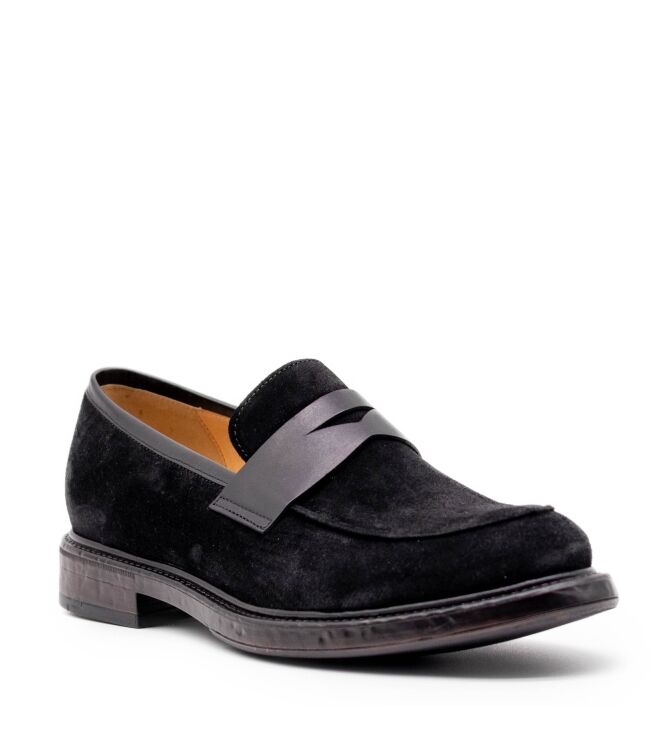 Conhpol Conhpol heren mocassins zwart suede Black Conhpol Heren mocassins schoenen in Zwart online kopen