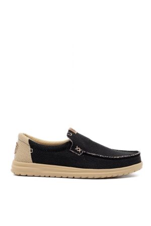 HeyDude heren mocassins rubberzolen zwar