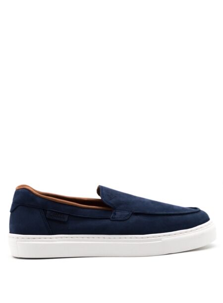 Cetti Heren mocassins blauw nubuck