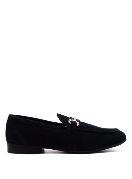 Angel sansano Heren mocassins blauw suede