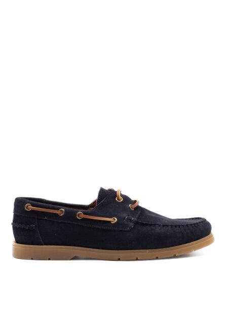 Angel sansano Heren mocassins blauw suede