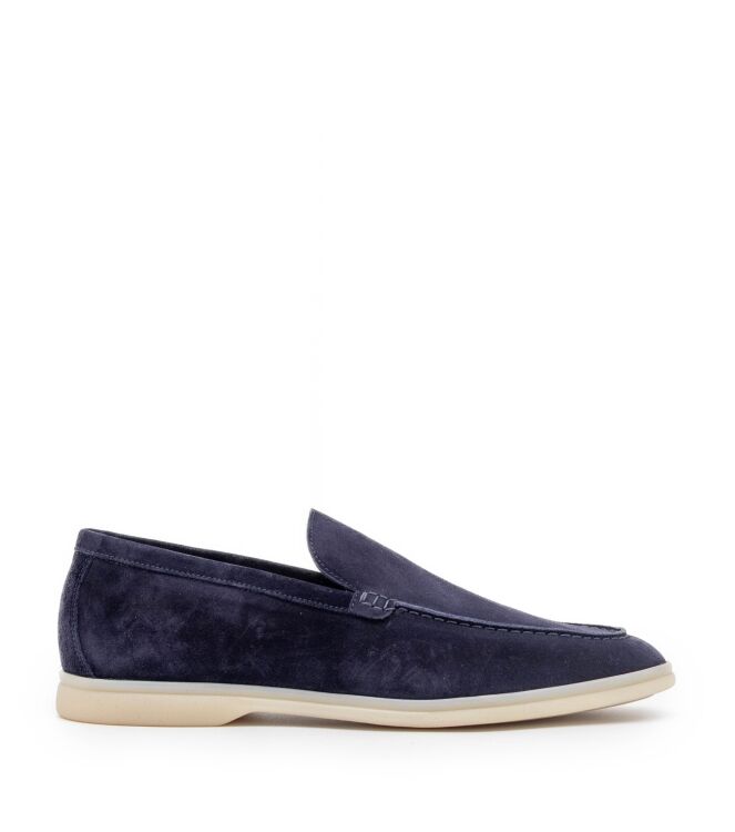 Rossano Bisconti Rossano Bisconti heren mocassin blauw Softy Blu 501 Rossano Bisconti Heren Mocassin Blauw