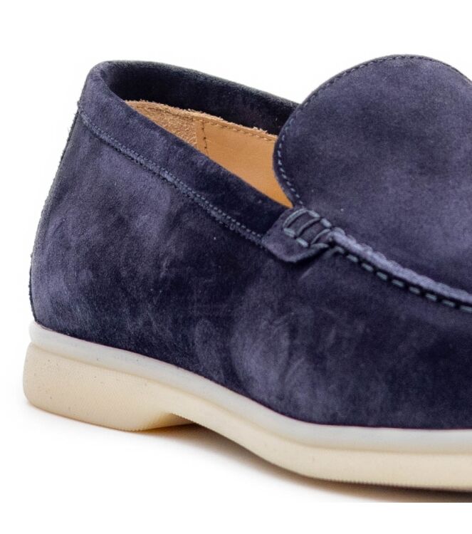 Rossano Bisconti Rossano Bisconti heren mocassin blauw Softy Blu 501 Rossano Bisconti Heren Mocassin Blauw