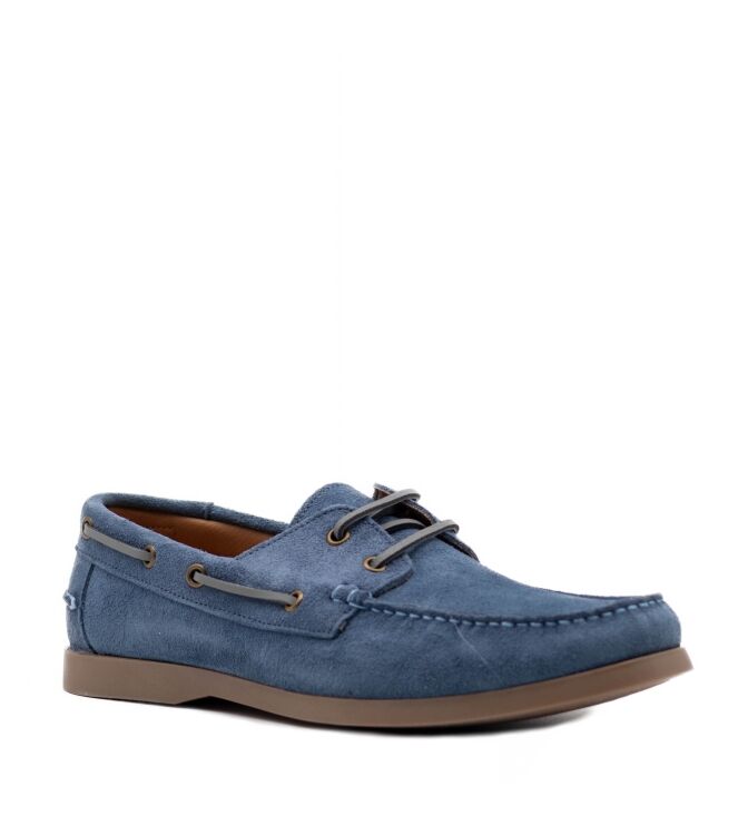 Belang Heren mocassins schoenen in Blauw online kopen