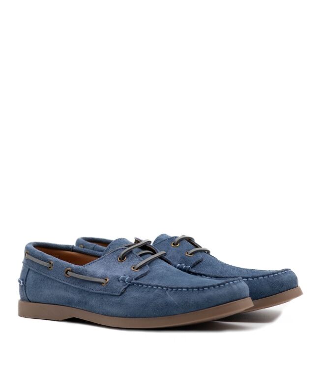 Belang Heren mocassins schoenen in Blauw online kopen
