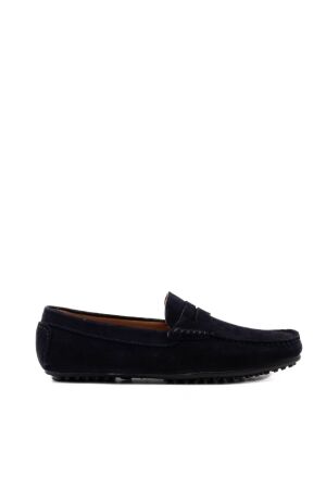 Belang heren mocassins donker blauw