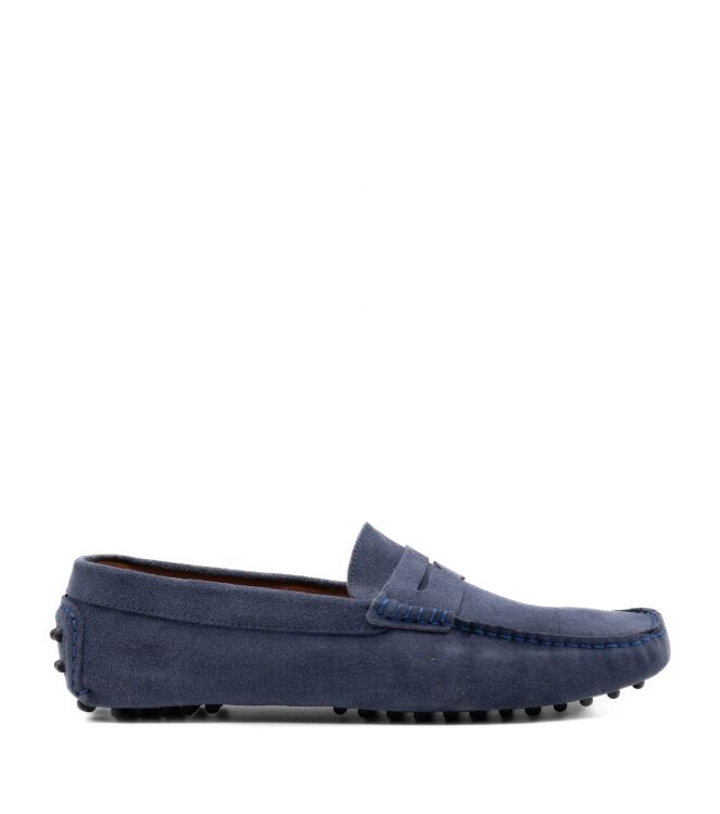 Belang Heren mocassins schoenen in Blauw online kopen