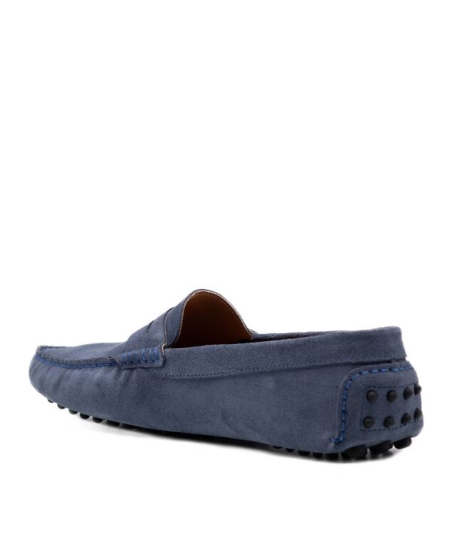 Belang Heren mocassins schoenen in Blauw online kopen