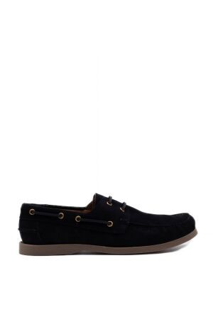 Belang heren mocassins blauw suede