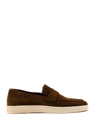 Rossano Bisconti heren mocassins bruin suede