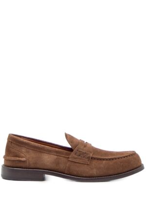 Fabrizio Silenzi heren mocassins bruin suede