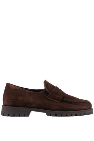Copenhagen Studios heren mocassins bruin suede