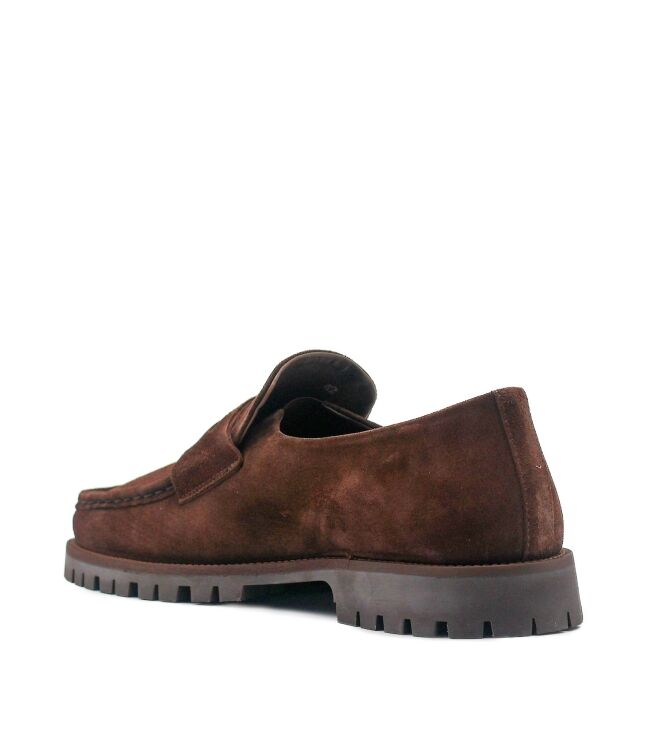 Copenhagen Studios Copenhagen Studios heren mocassins bruin suede Suede Chocolate Copenhagen Studios Heren Mocassins Bruin Suede